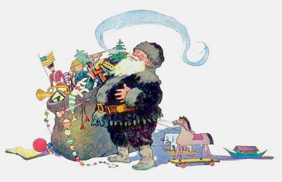 Twas The Night Before Christmas illustration 8 - He was chubby and plump, a right jolly old elf