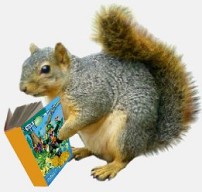 Poems and Rhyming Children's Stories - Squirrel reads Hoonraki Moon by Sheila Helliwell